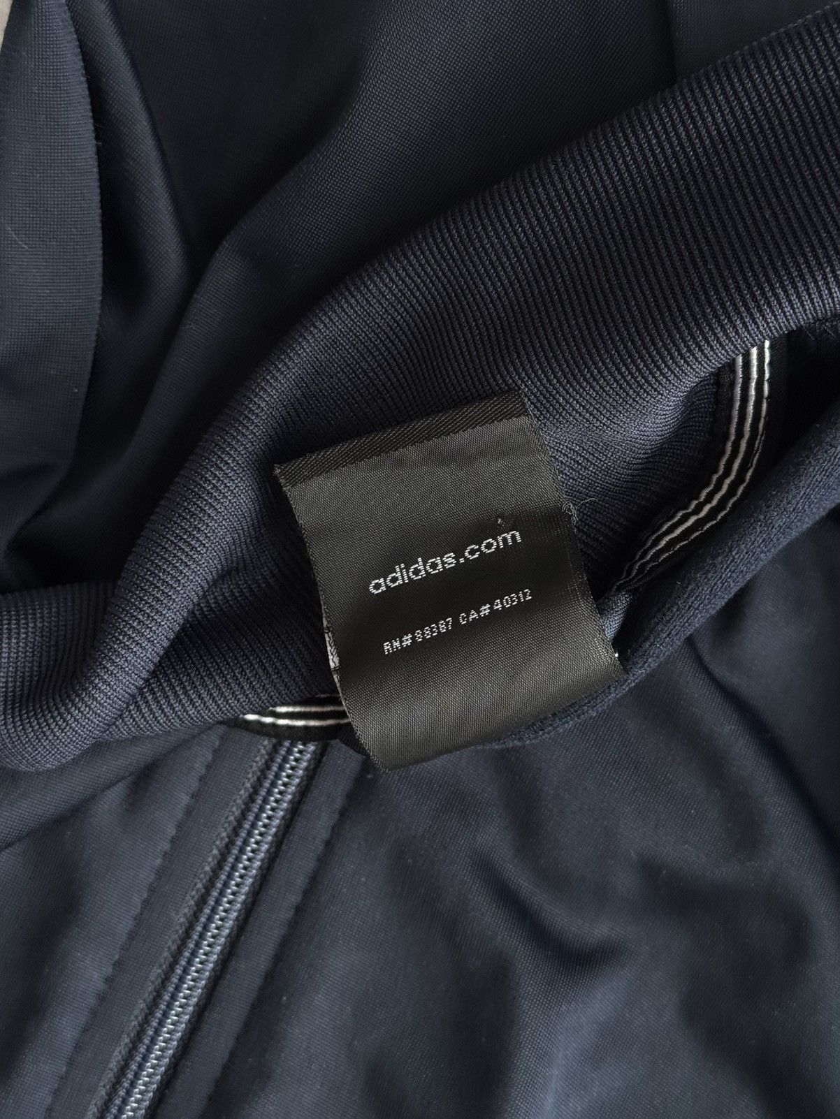 Adidas Vintage Crazy Adidas Navy Track Jacket Y2K Zip Up Hoodie Size US L / EU 52-54 / 3 - 9 Thumbnail