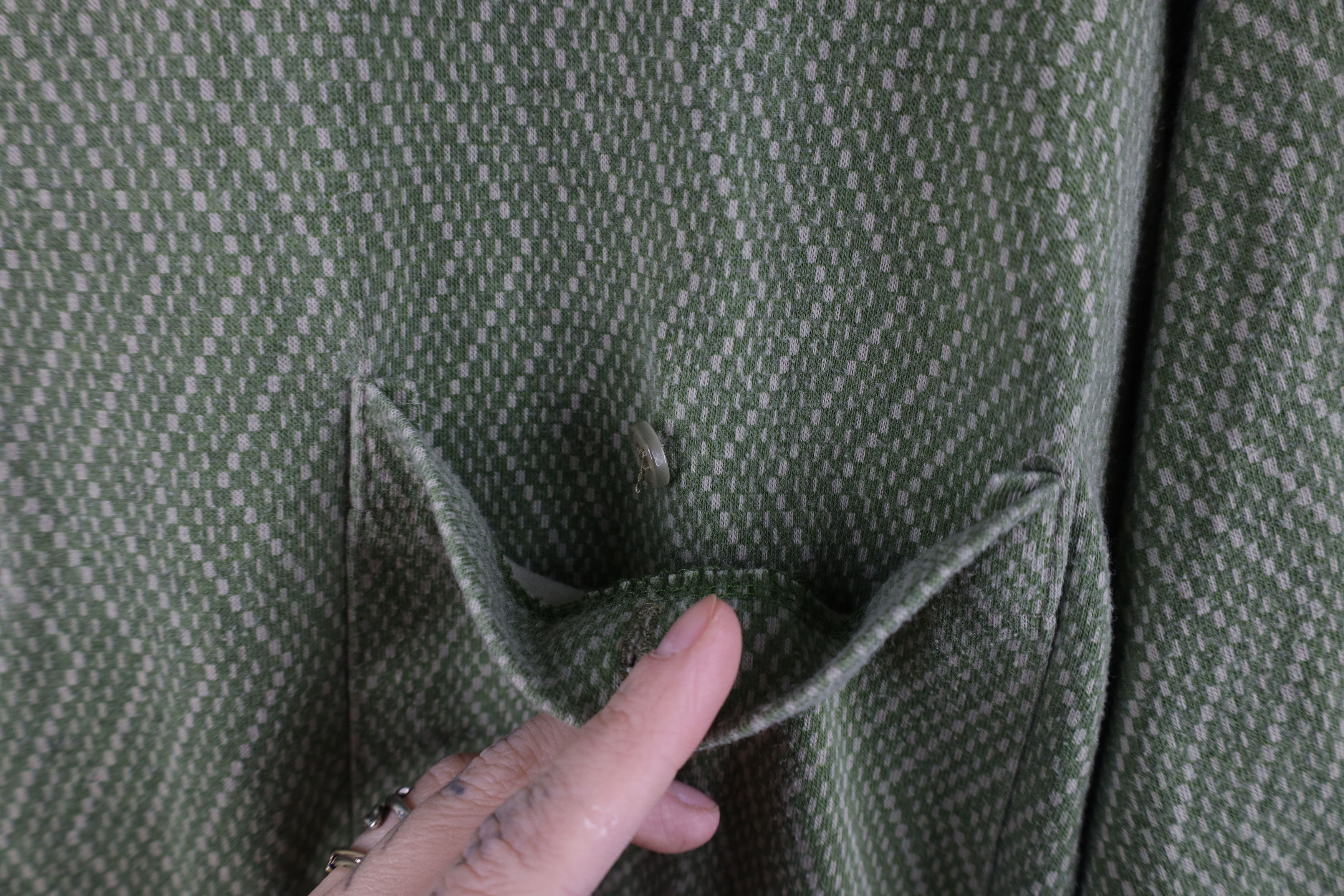 Vintage Vintage 90s Streetwear Knit Pullover Polo Shirt Green Size US XXL / EU 58 / 5 - 7 Thumbnail