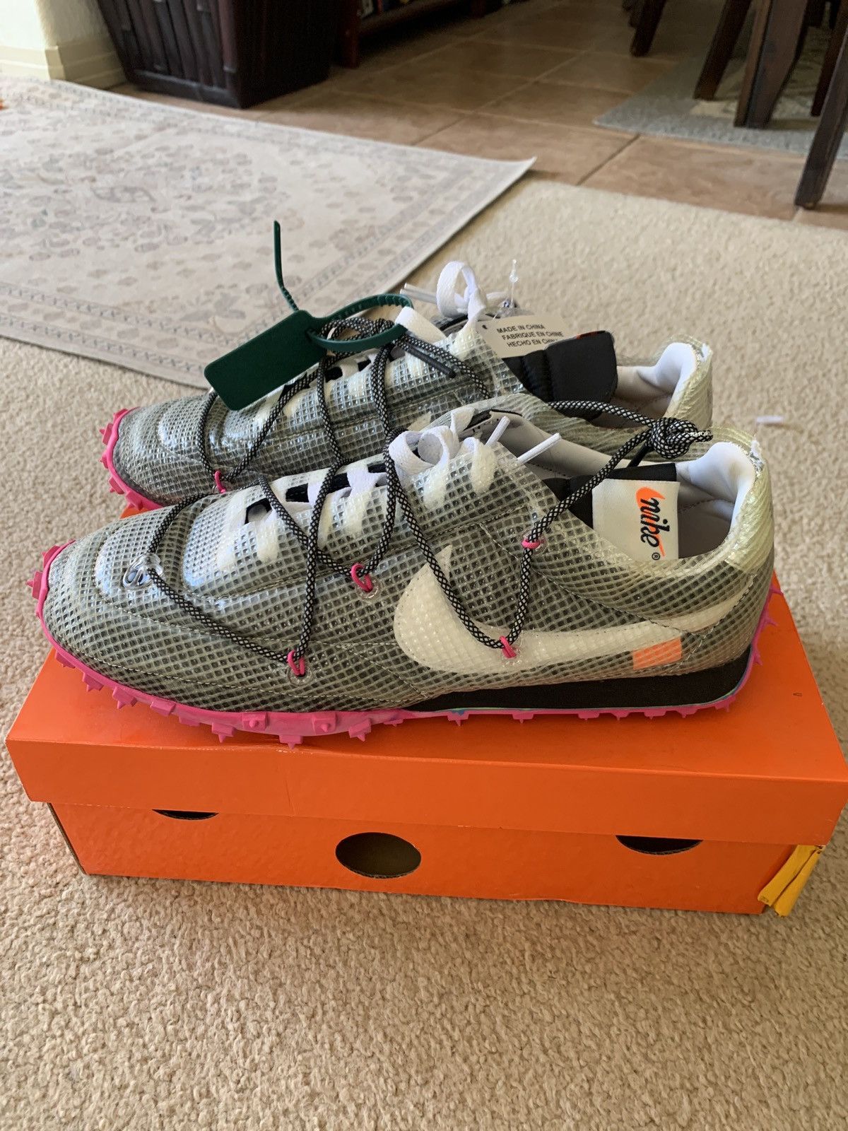 Nike × Off-White Waffle Racer Size US 11.5 / EU 44-45 - 9 Thumbnail