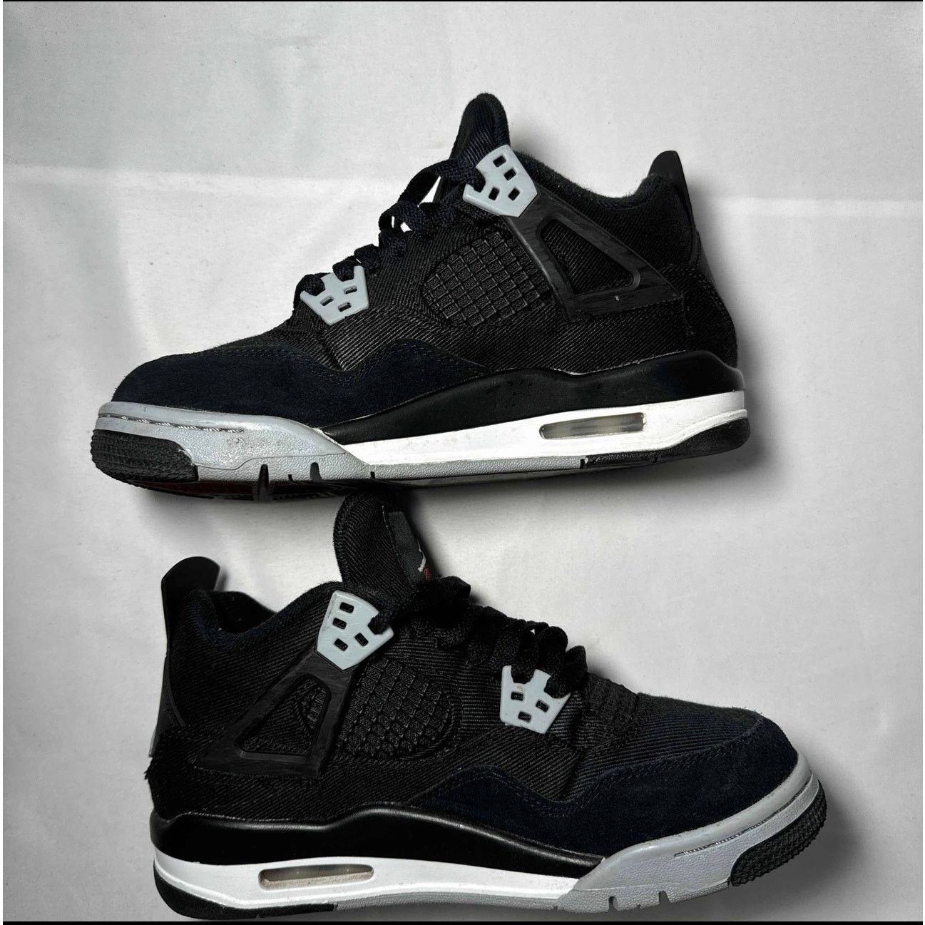 Jordan Brand × Nike Size 5 - Air Jordan 4 Retro SE GS Black Canvas Men's Shoes Size US 5 / EU 37 - 3 Thumbnail