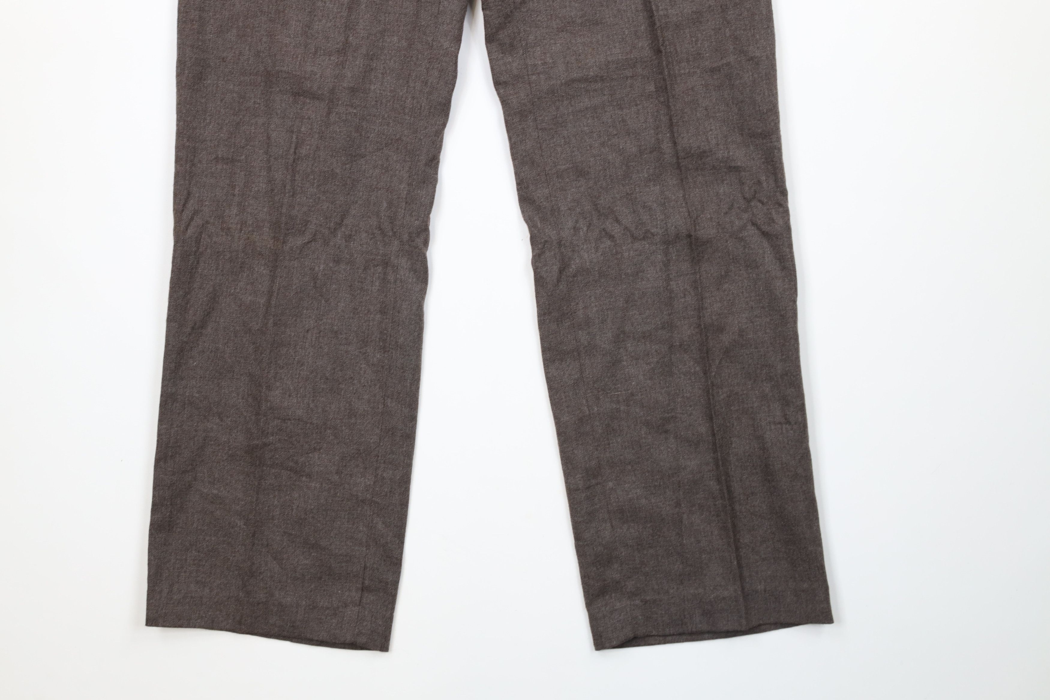 Deadstock Vintage 70s Streetwear Flared Chino Pants Brown