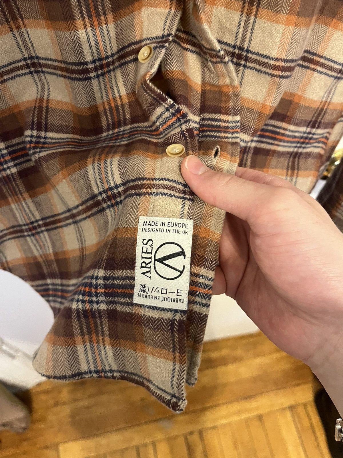 Aries Aries Arise flannel sz. S Size US S / EU 44-46 / 1 - 5 Thumbnail