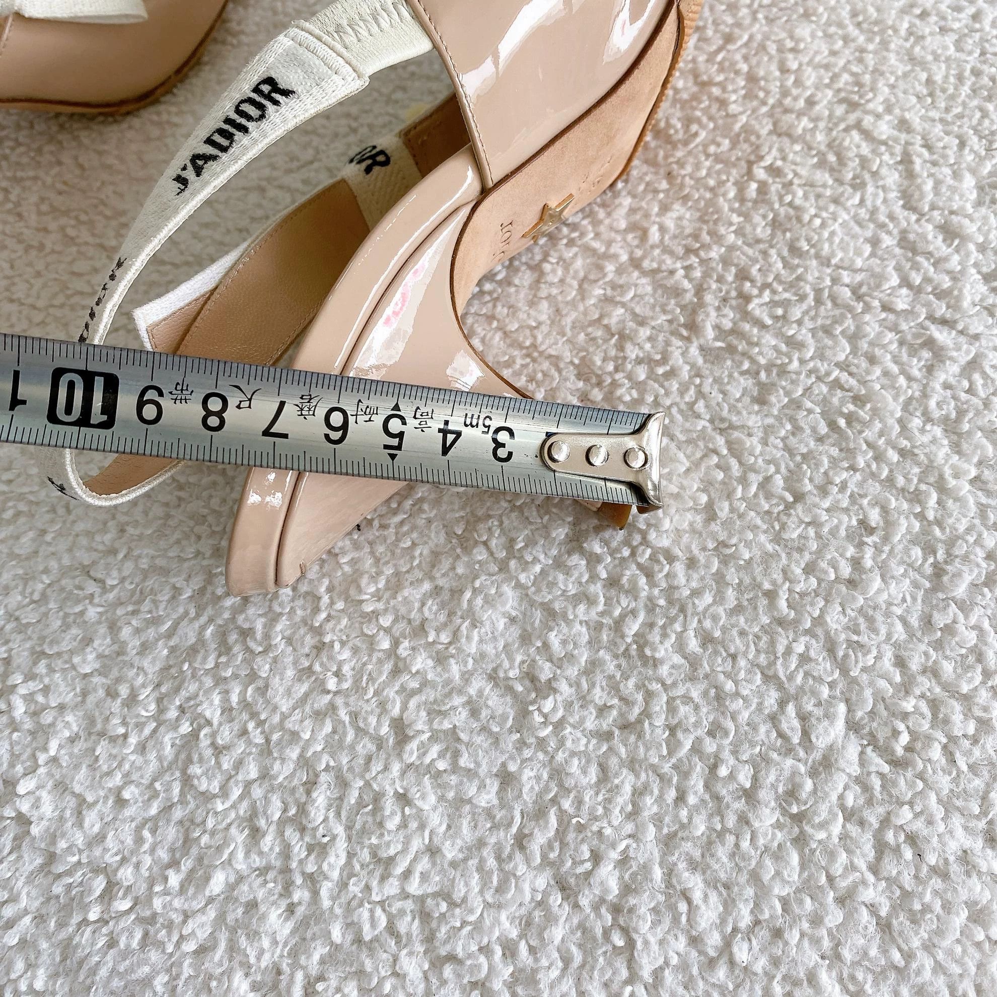 Dior Christian Dior Nude Low Heel Sandals 37 4818 Size US 6.5 / IT 36.5 - 8 Thumbnail