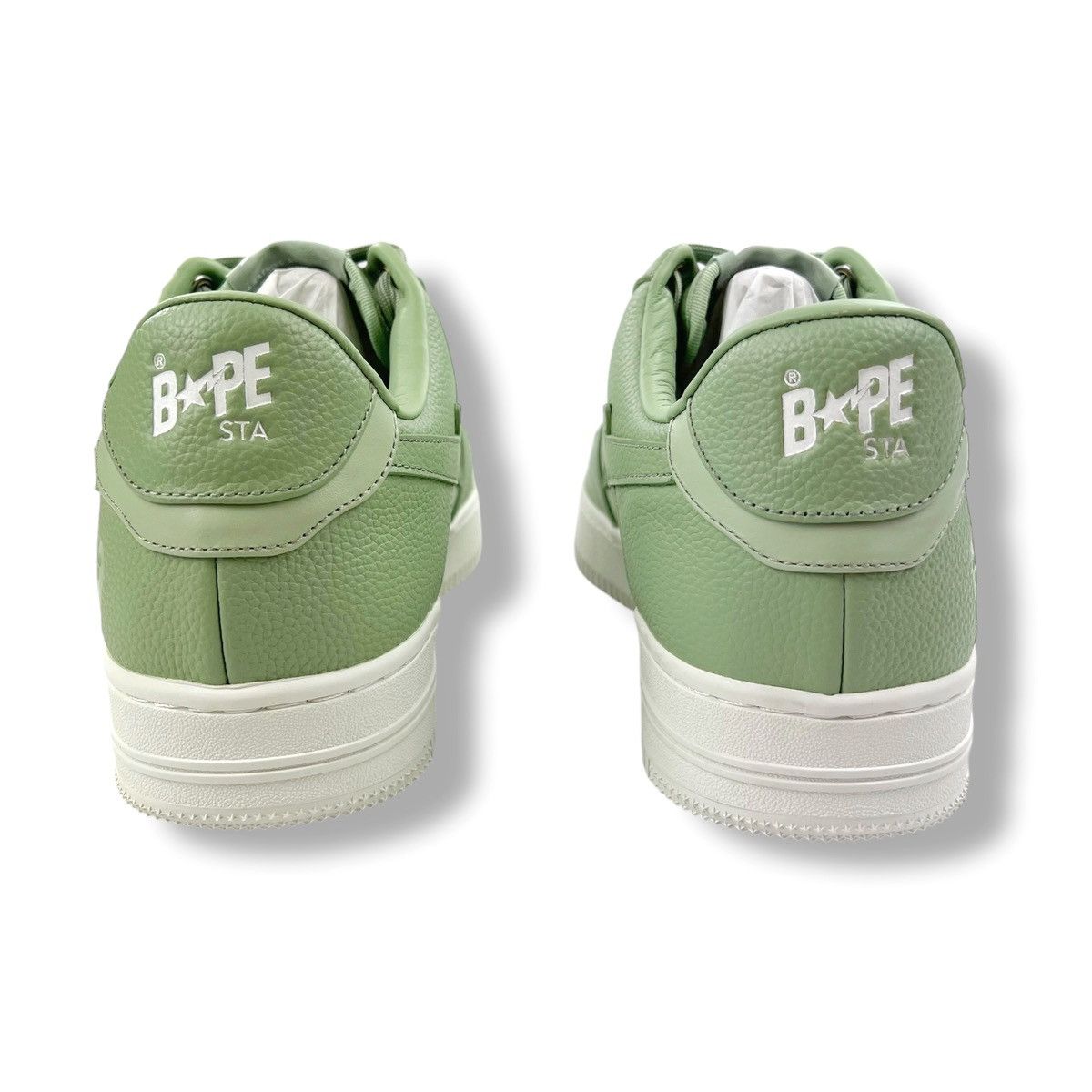 Bape Bape Bapesta Green Trainers Size US 11 / EU 44 - 4 Thumbnail