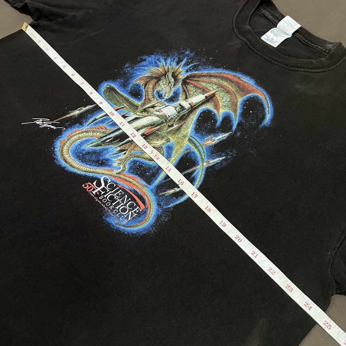 Arts & Science × Vintage Vintage Science Fiction Book Club Dragon Faded Bob Eggleton Size US XL / EU 56 / 4 - 9 Thumbnail