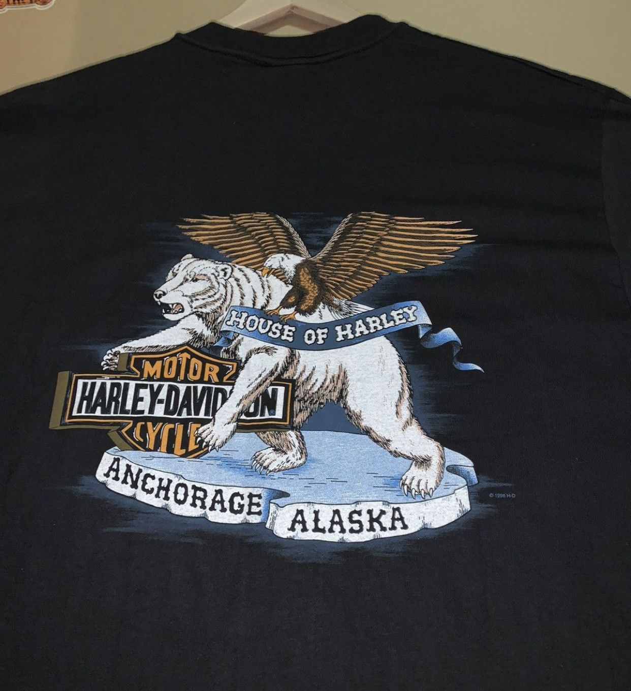 Harley Davidson × Vintage Vintage Harley Davidson Anchorage Alaska Shirt Size US XL / EU 56 / 4 - 1 Thumbnail