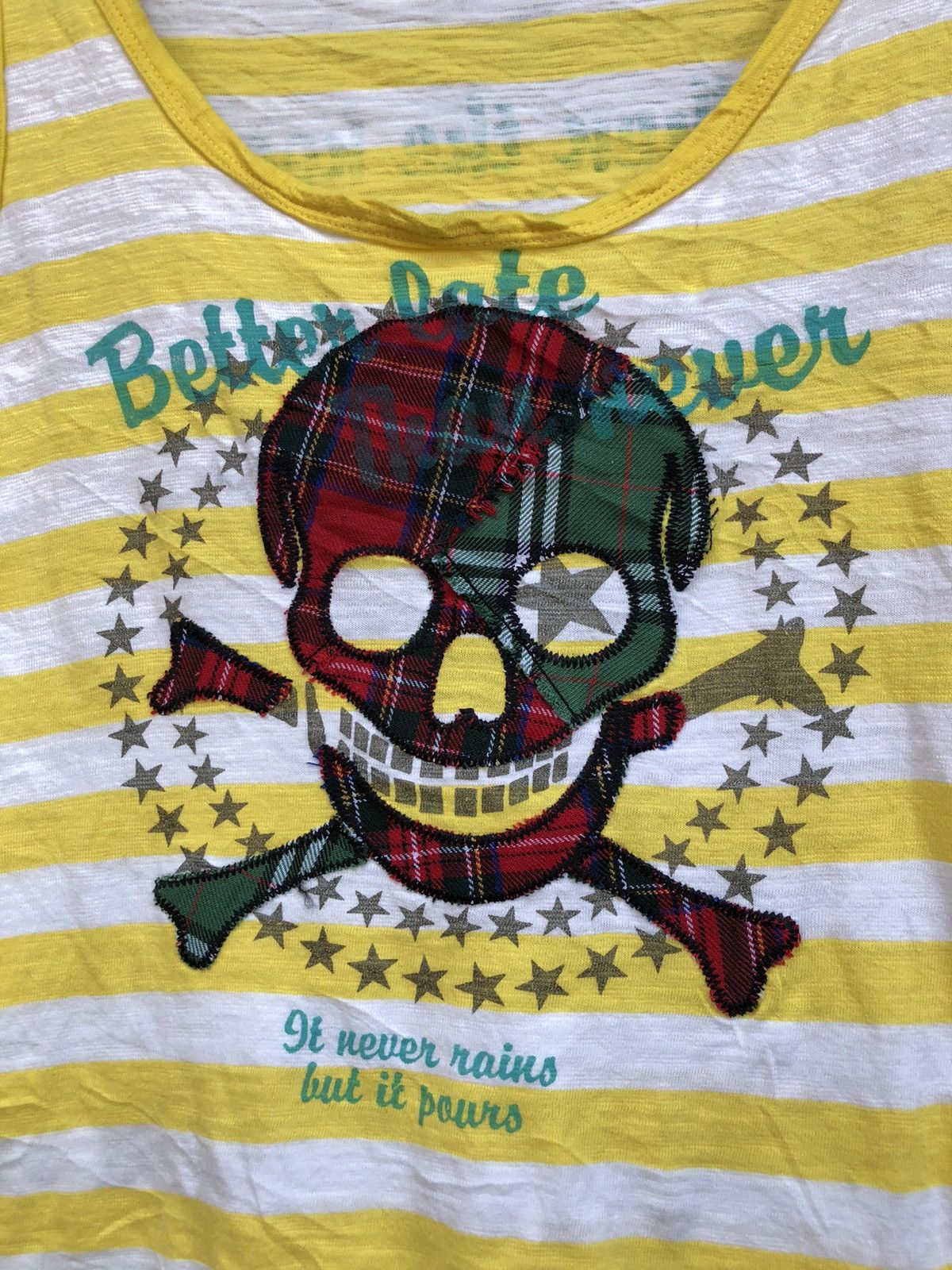 Japanese Brand Y2K Japanese Sucure Pomme Tanktop Grunge Style Size L / US 10 / IT 46 - 4 Thumbnail