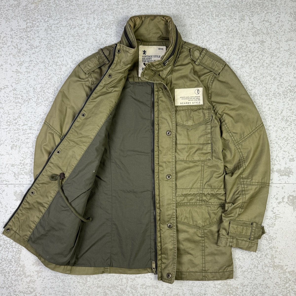 Japanese Brand Japanese Brand Nearby Military Style Jacket M65 Style Size US S / EU 44-46 / 1 - 5 Thumbnail