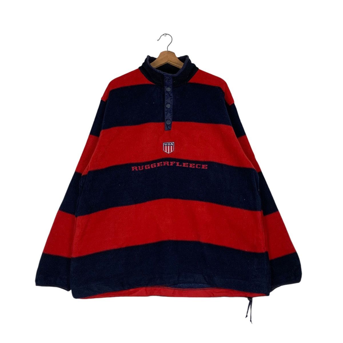 Gant Rugger GANT RUGGER FLEECE Embroidery Logo Half Button #1327-C60 Size US L / EU 52-54 / 3 - 1 Thumbnail