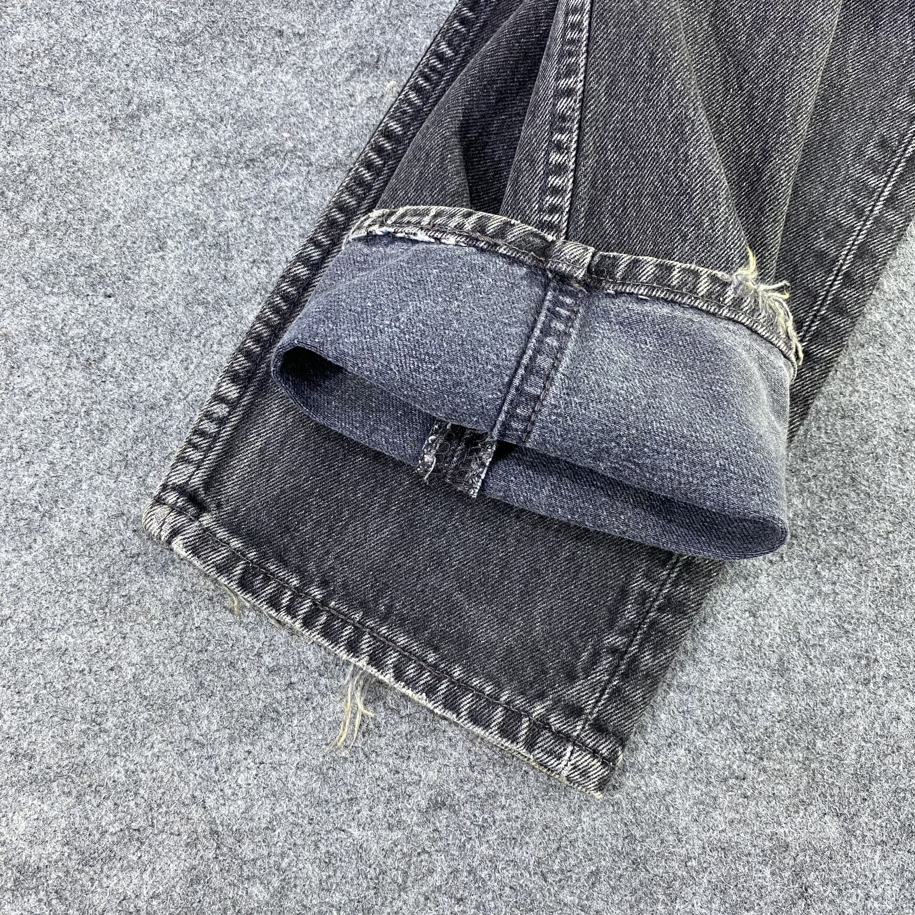 Jean × Levi's × Vintage Vintage Levi's 501 Black Wash Jeans-J1172 Size 27" / US 4 / IT 40 - 13 Thumbnail