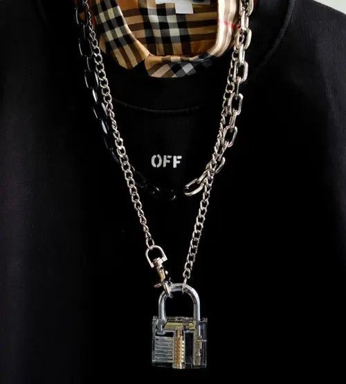 Jewelry Makihara x Iken Transparent Locke Pendant Necklace Size ONE SIZE - 6 Thumbnail