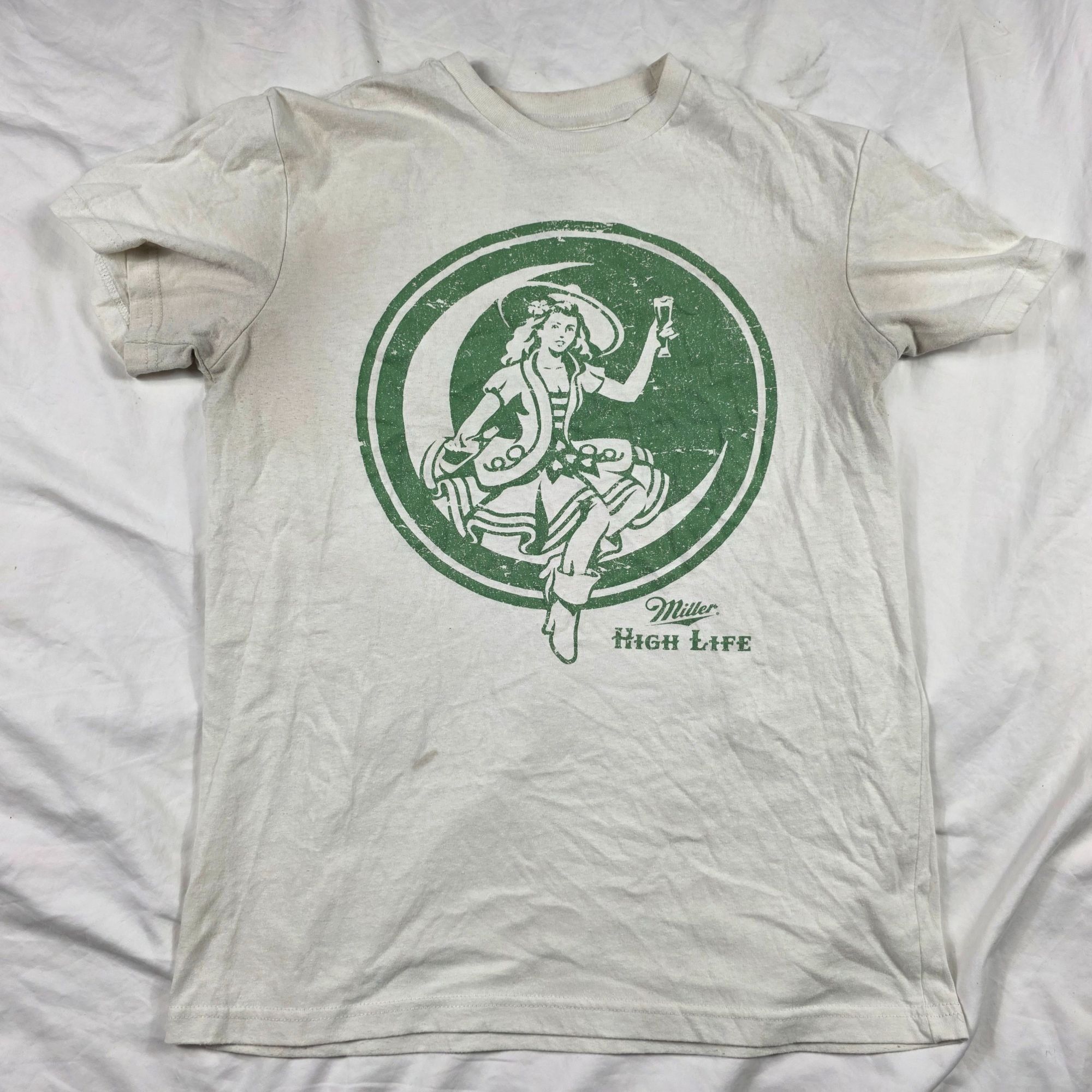 Other Miller High Life Womens XS White Shirt Casual Going Out Outd Size XS / US 0-2 / IT 36-38 - 1 Thumbnail