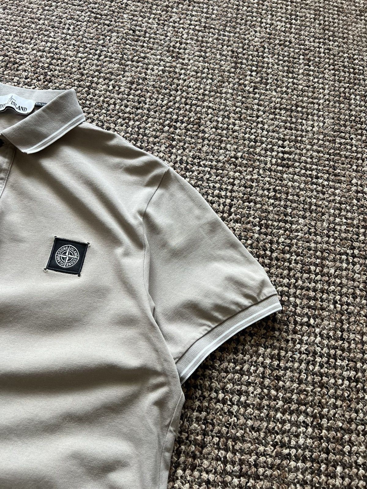 Stone Island Stone Island Polo T-shirt Casual Swag Y2K Streetwear Size US XL / EU 56 / 4 - 4 Thumbnail