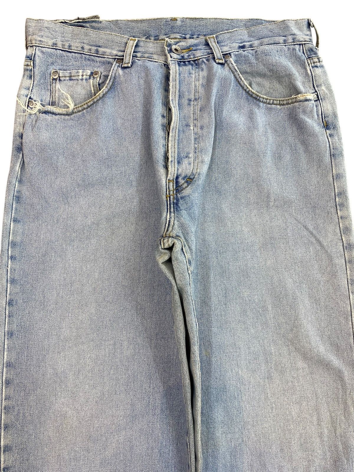 Versace Versace Acid Blue Wash Straight Leg Style Jeans Size US 32 / EU 48 - 2 Thumbnail