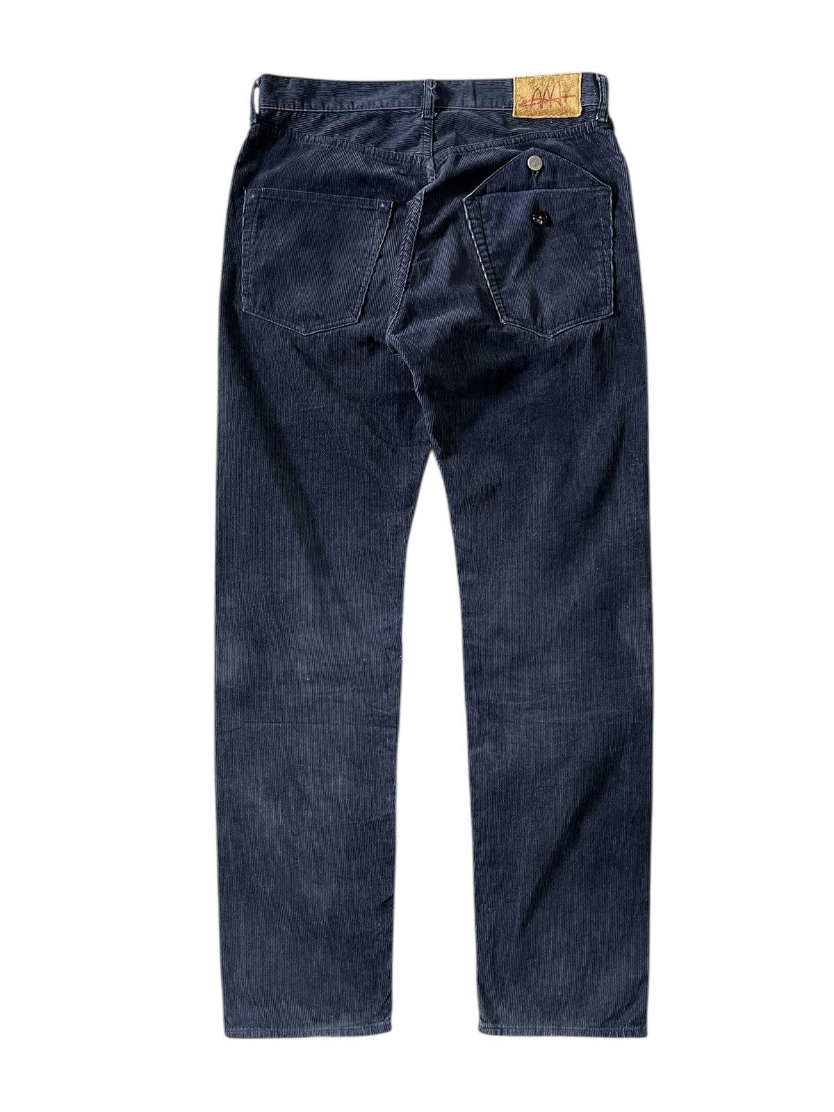 KATO Triple A by Kato’ Indigo Corduroy Pants Size US 32 / EU 48 - 2 Thumbnail