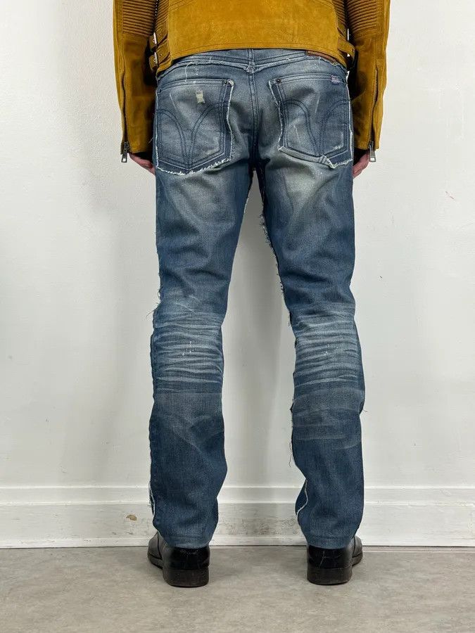 Dolce & Gabbana AW2006 Dolce & Gabbana Navy Distressed Jeans Size US 32 / EU 48 - 3 Thumbnail