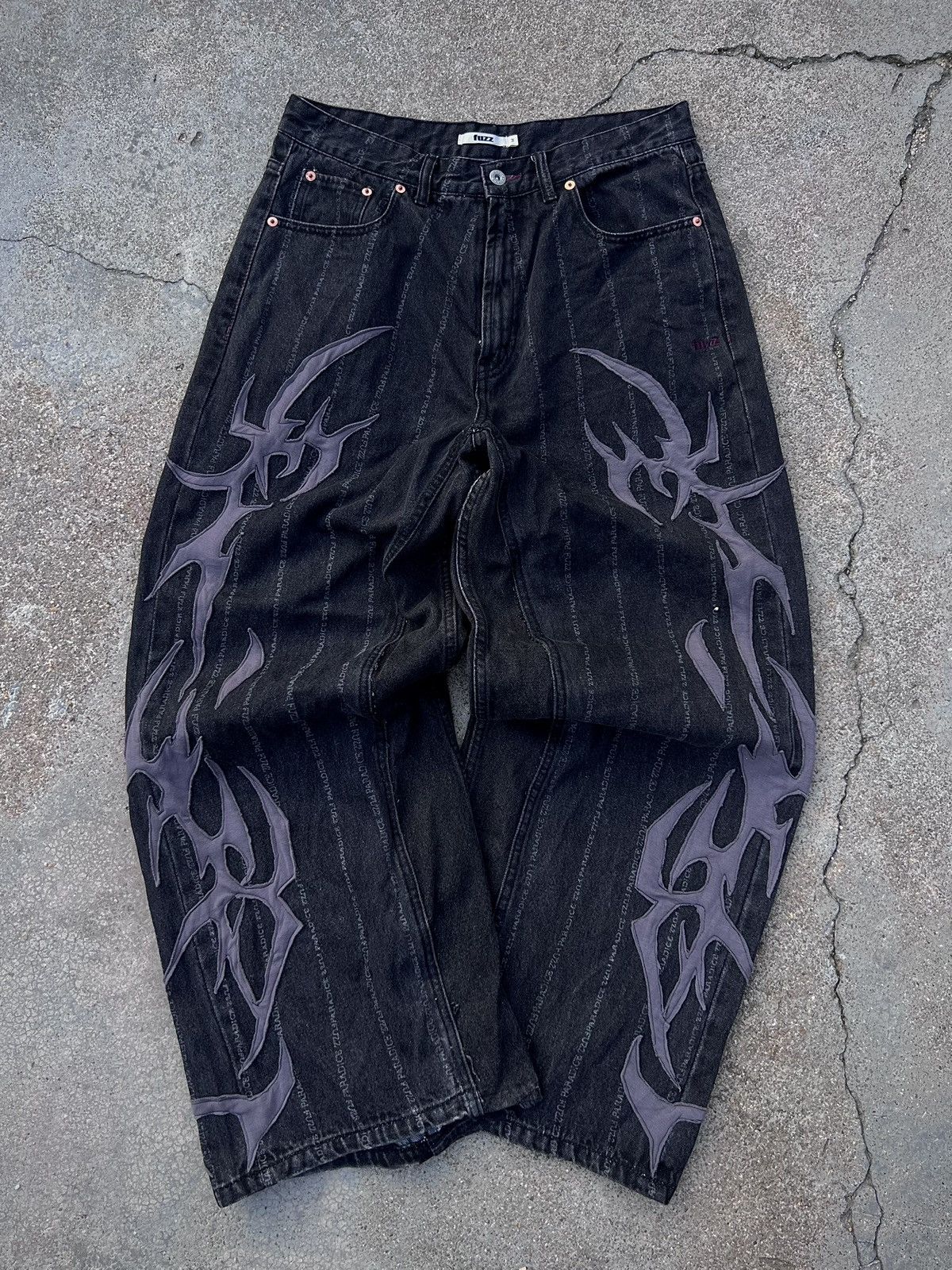 Other SEPTEMBER - PROTOTYPE E01 WIDE LEG JEANS Size US 32 / EU 48 - 1 Thumbnail