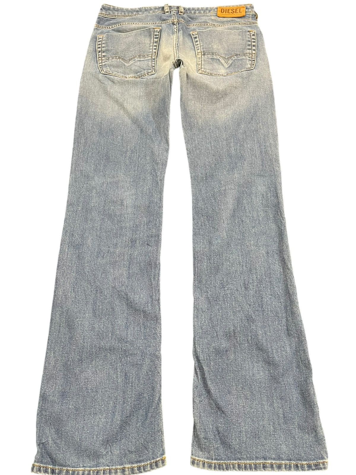 Diesel × Diesel Black Gold Vintage Diesel Zatiny Flare Faded Denim Size US 33 - 5 Thumbnail