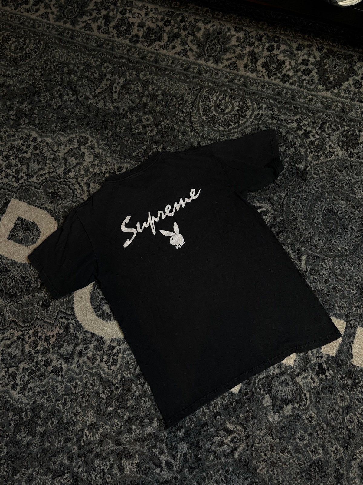 Playboy × Supreme Supreme Playboy Tee Black Size Medium Size US M / EU 48-50 / 2 - 2 Thumbnail