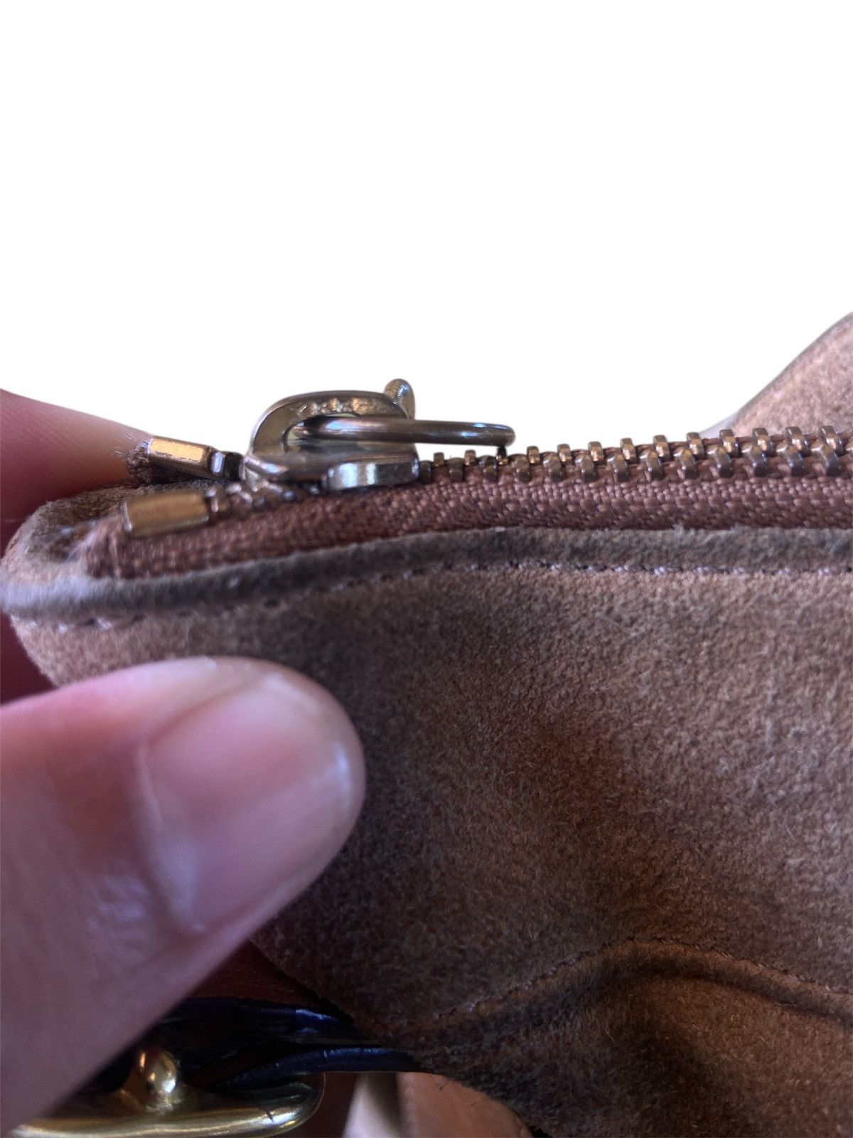 Coach Authentic Vintage old Coach Suede Leather Sholder Brown Size ONE SIZE - 12 Thumbnail