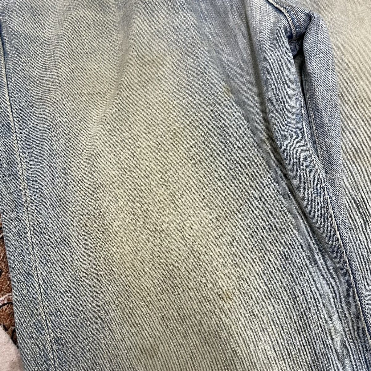 Edwin 🔥Edwin 505 Stoned Washed Ripped Distress Dirty Selvedge Jean Size US 35 - 9 Thumbnail