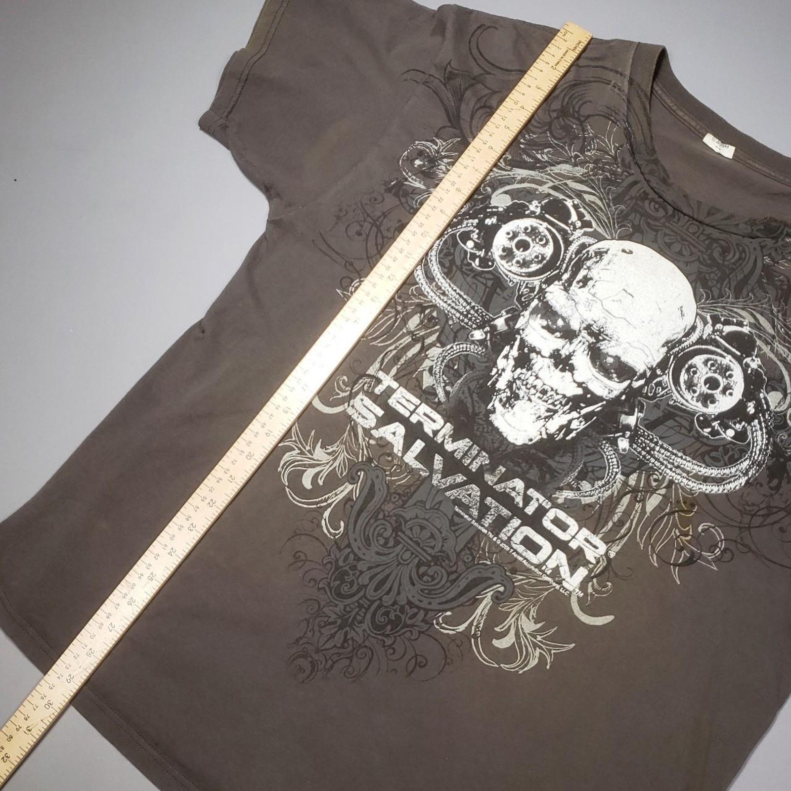 Vintage Terminator Salvation Shirt 2000s Movie Promo T Grunge Skull Size US L / EU 52-54 / 3 - 7 Thumbnail