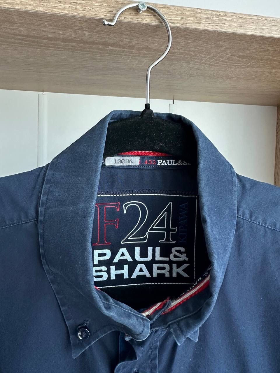 Paul & Shark × Vintage Vintage Paul Shark Kipawa Collection Excellent Blue Shirt Size US L / EU 52-54 / 3 - 9 Thumbnail