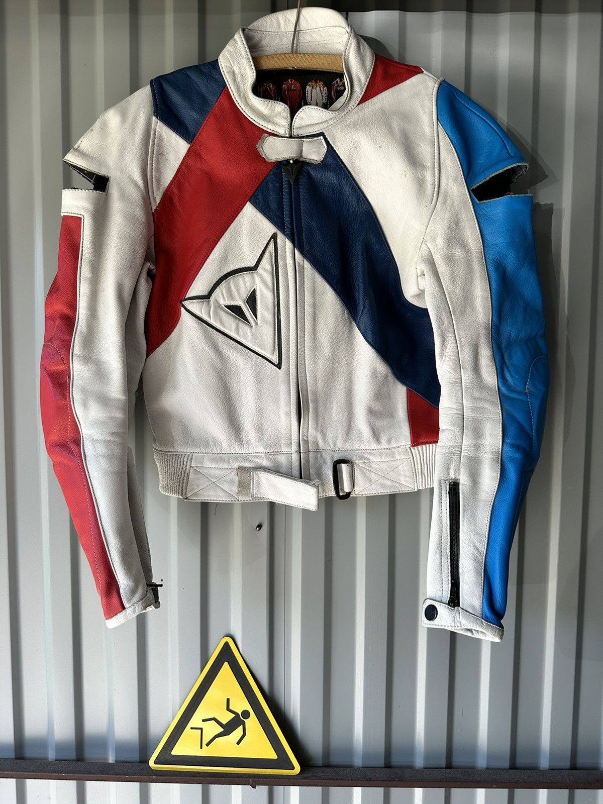 image of Leather Jacket x Racing Vintage Genuine Leather High Quality Racing Jacket Hype, Men's (Size XS)