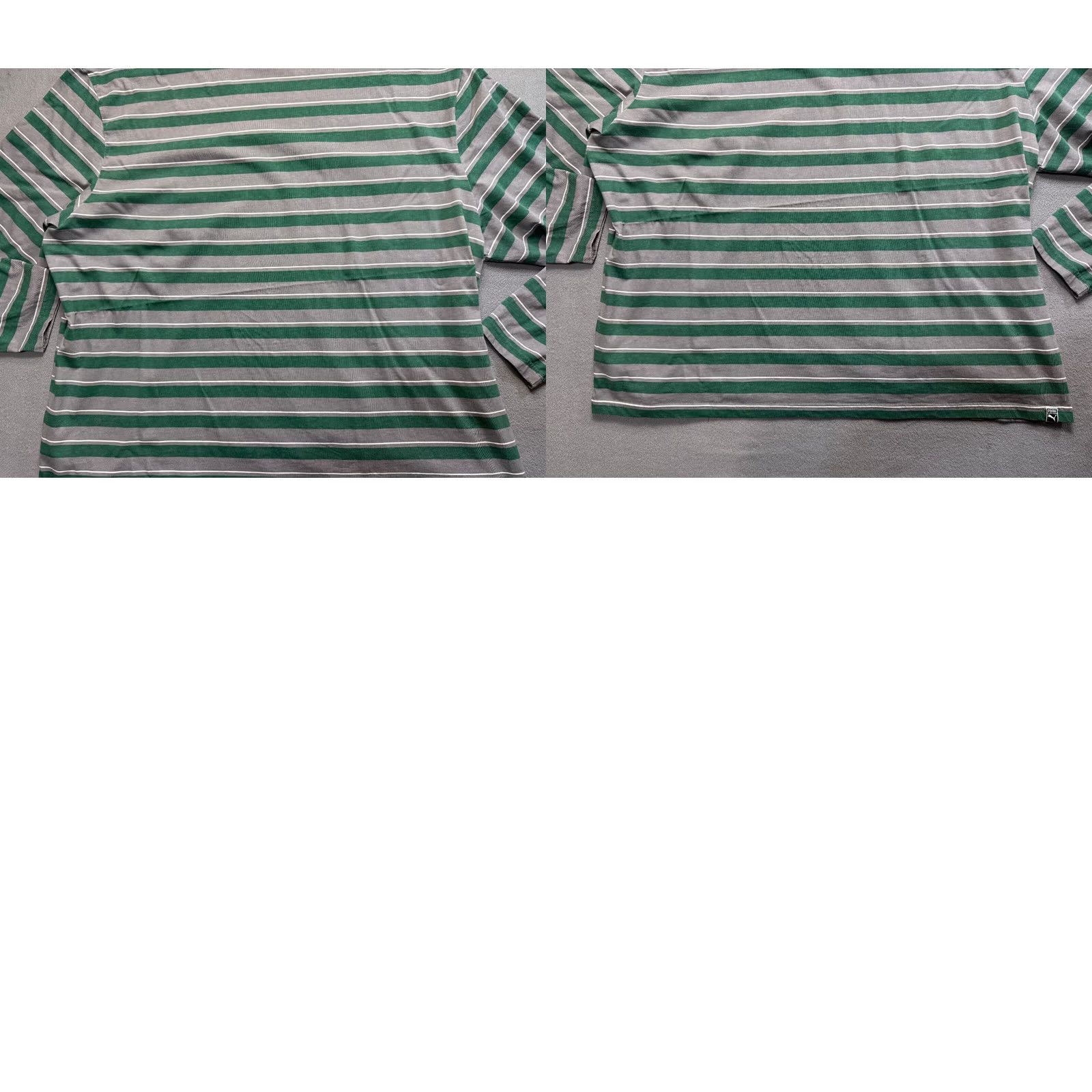 Puma Puma Long Sleeve Shirt Striped Mens 3XL Big 3X Multicolor T-Shirt Size US XXL / EU 58 / 5 - 10 Thumbnail