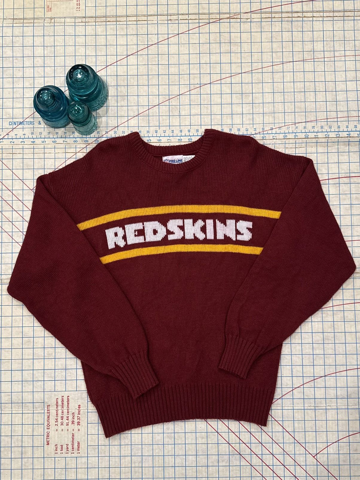 NFL Vintage Cliff Engle Washington Redskins Knit Sweater Size M Size US M / EU 48-50 / 2 - 3 Thumbnail