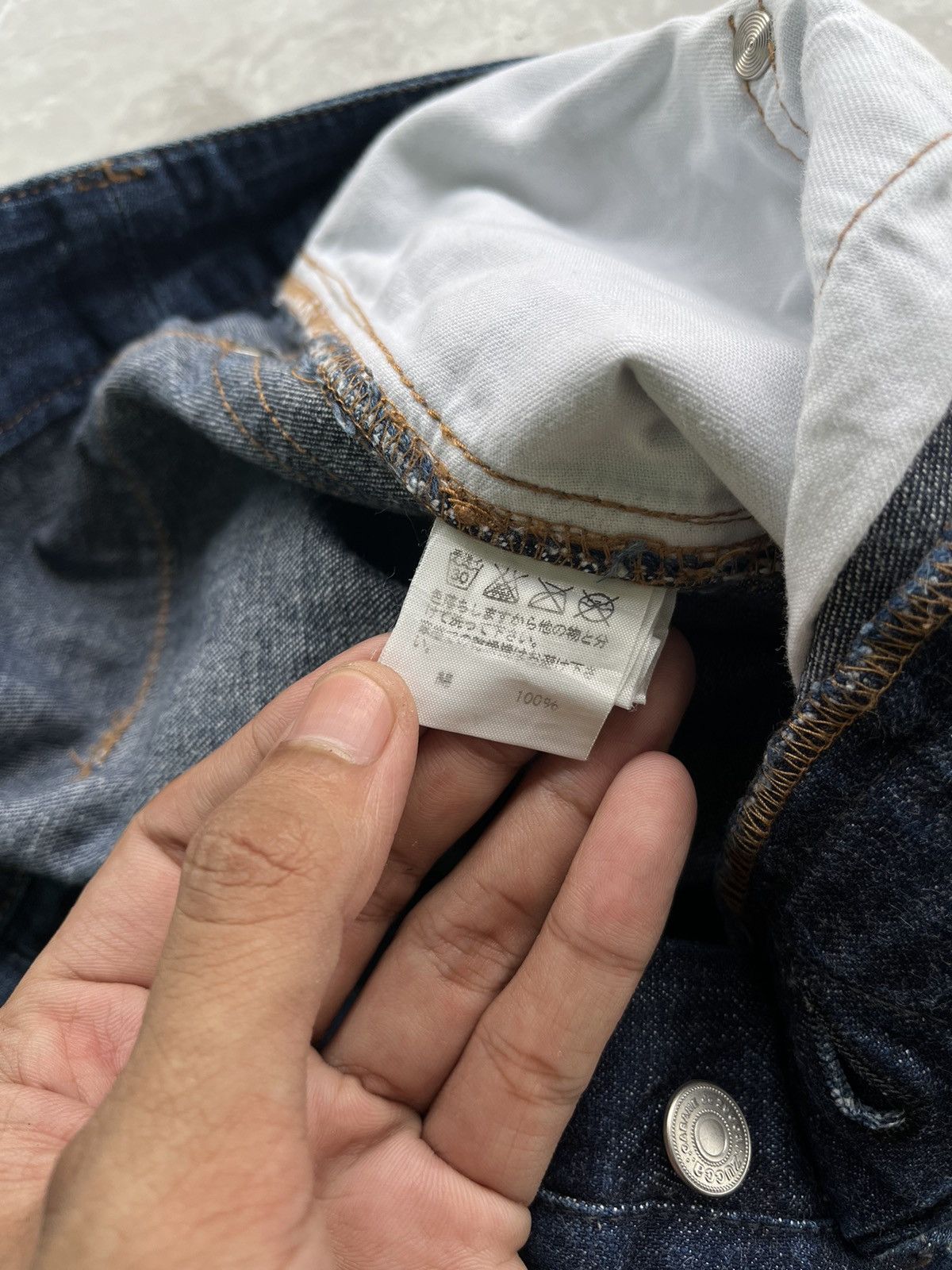 Zucca Zucca By Issey Miyake Denim Pants Japanese Brand Size US 29 - 7 Thumbnail