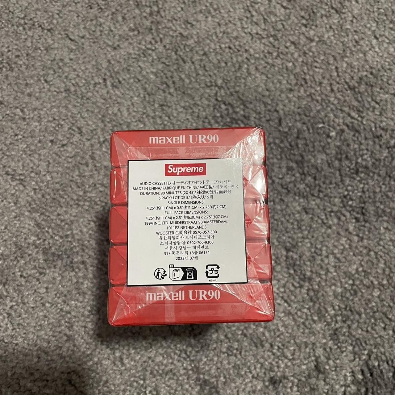 Supreme Supreme Maxell UR90 Cassette Pack of 5 Size ONE SIZE - 5 Thumbnail