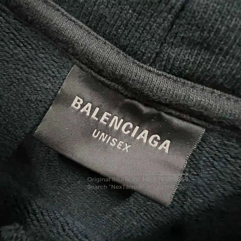 Balenciaga Balenciaga Distressed BB Print Hoodie. Size US M / EU 48-50 / 2 - 3 Thumbnail