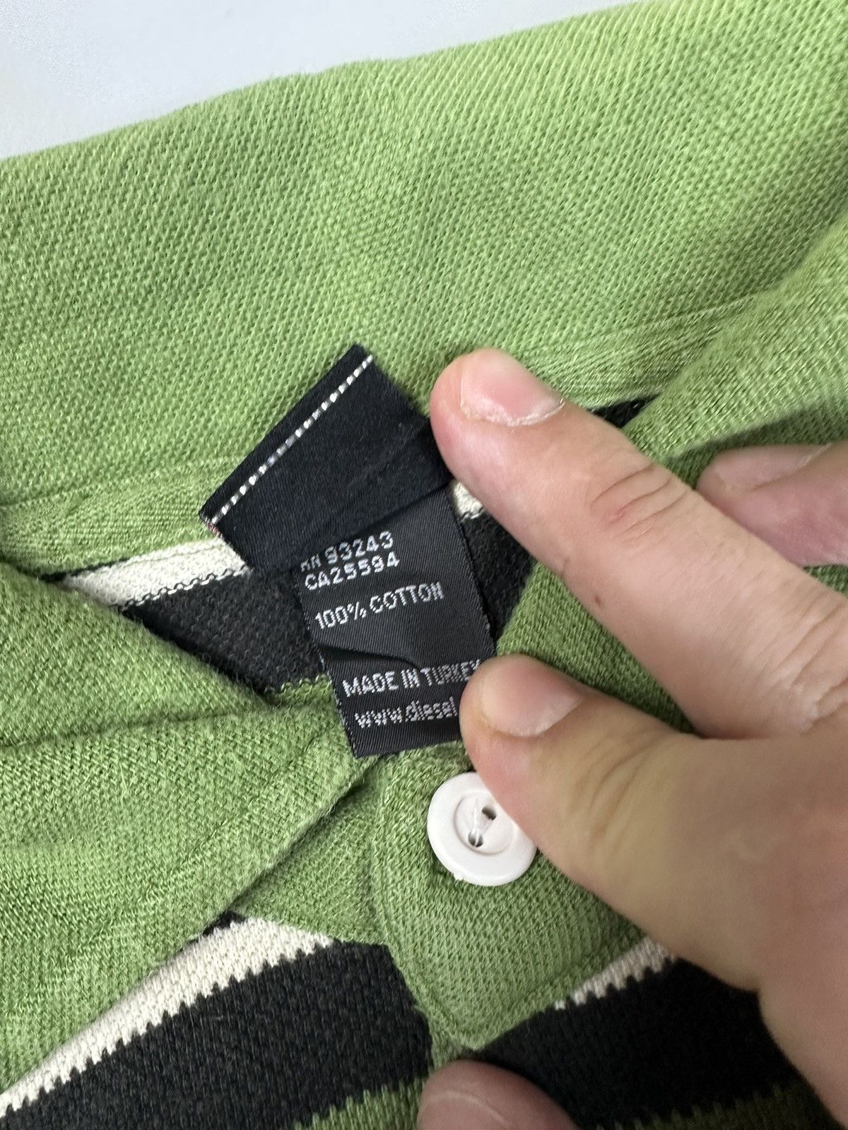 Diesel × Vintage Diesel Club Vintage Stripe Y-2 Longsleeve FC Pradesh Size US M / EU 48-50 / 2 - 5 Thumbnail
