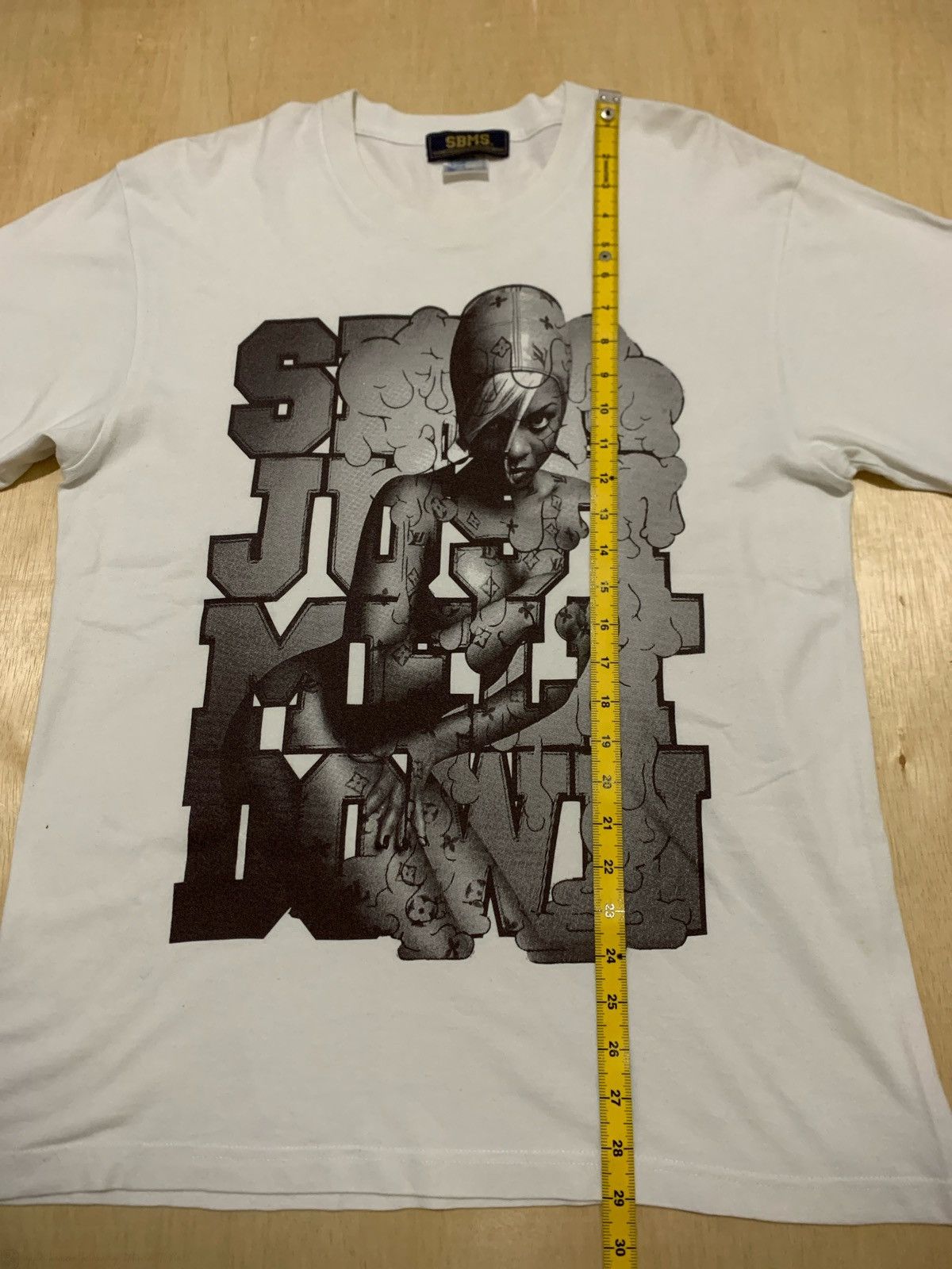 Japanese Brand SBMS Funda Mental undercover style tshirt Size US L / EU 52-54 / 3 - 11 Thumbnail