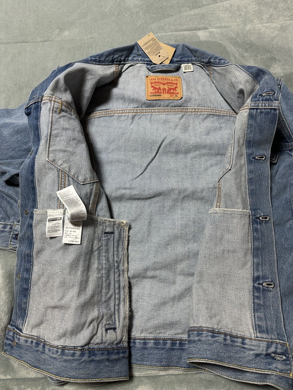 Levi's Levi’s Premium Denim Trucker Jacket Medium Wash - size XL Size US XL / EU 56 / 4 - 16 Thumbnail