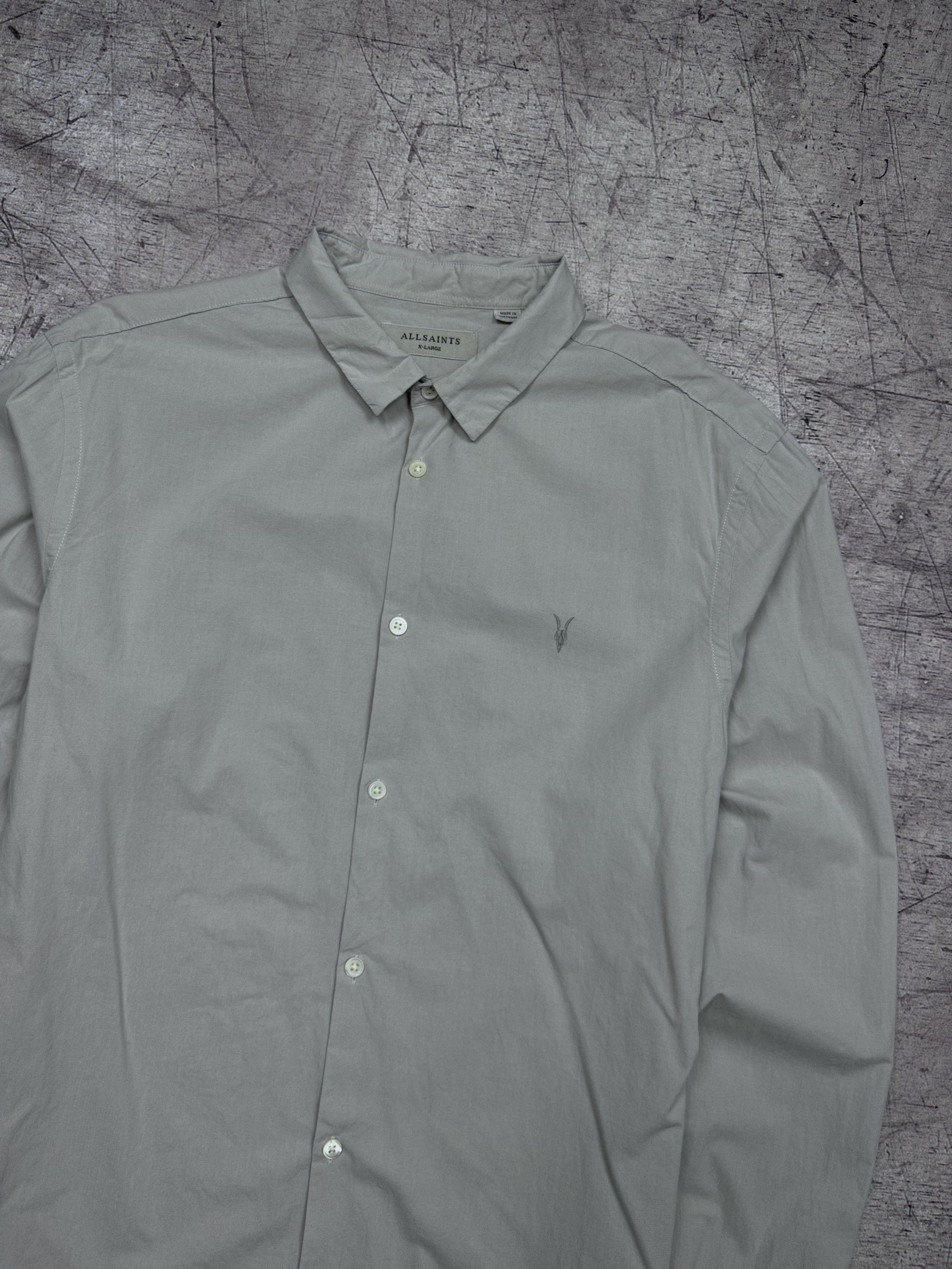 Allsaints Allsaints Mens Hains Long Sleeve Shirt Size US XL / EU 56 / 4 - 2 Thumbnail