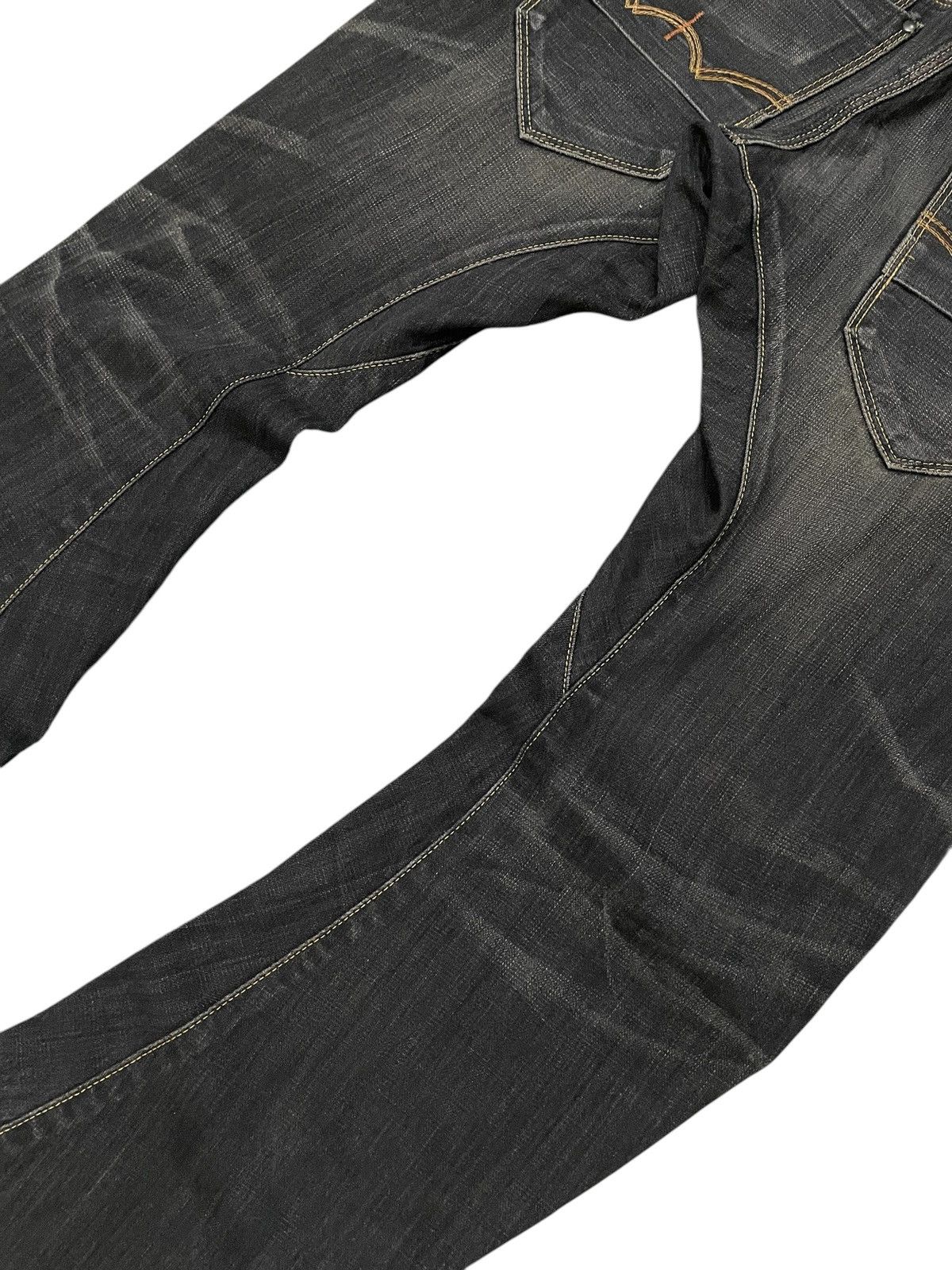 Beauty Beast × Edwin × Japanese Brand Vintage Edwin E Function Engineered Spiral Leg Jeans Size US 30 / EU 46 - 4 Thumbnail