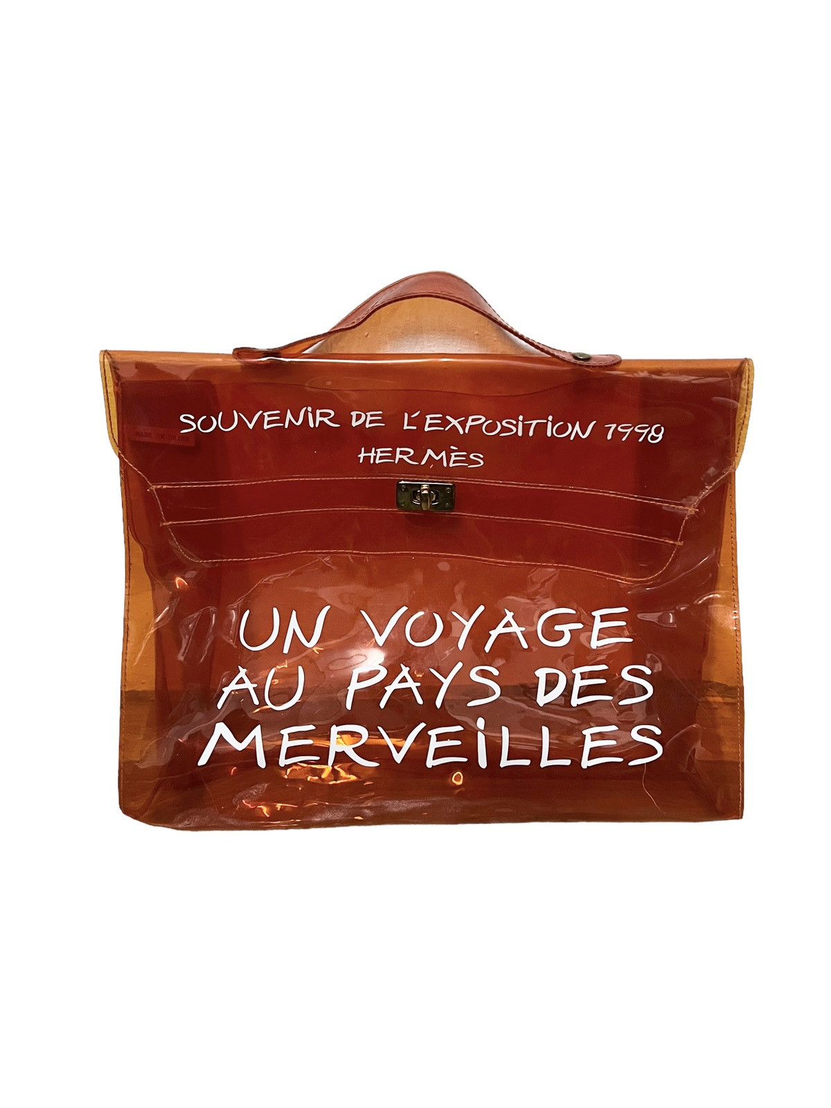 Hermes Hermes Kelly Souvenir De L'Exposition 1998 Vinyl Bag Size ONE SIZE - 8 Thumbnail