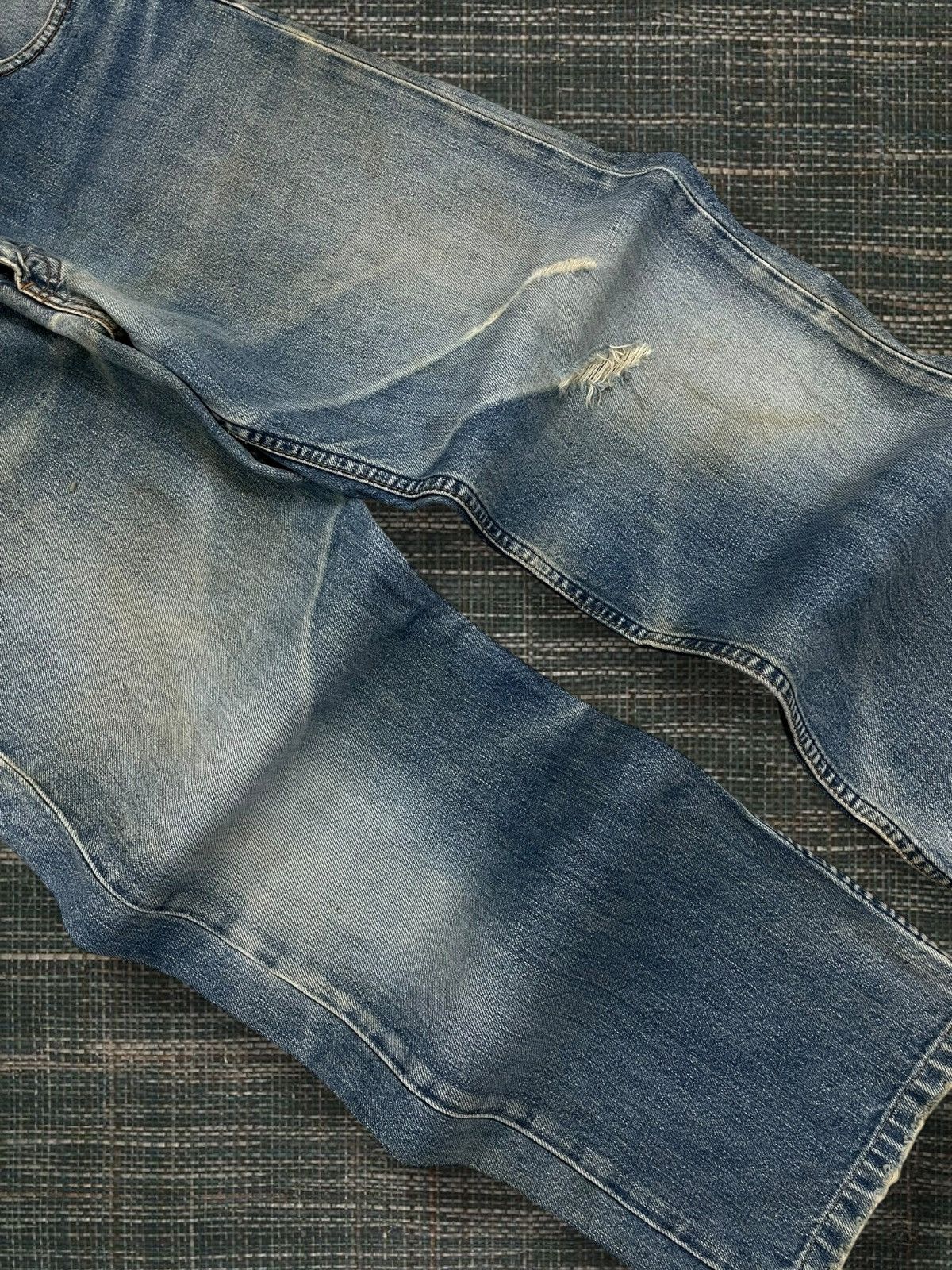 Levi's Vintage Clothing Vintage 1990s Original Levis 504 Distressed Mudwash Style Size US 29 - 6 Thumbnail