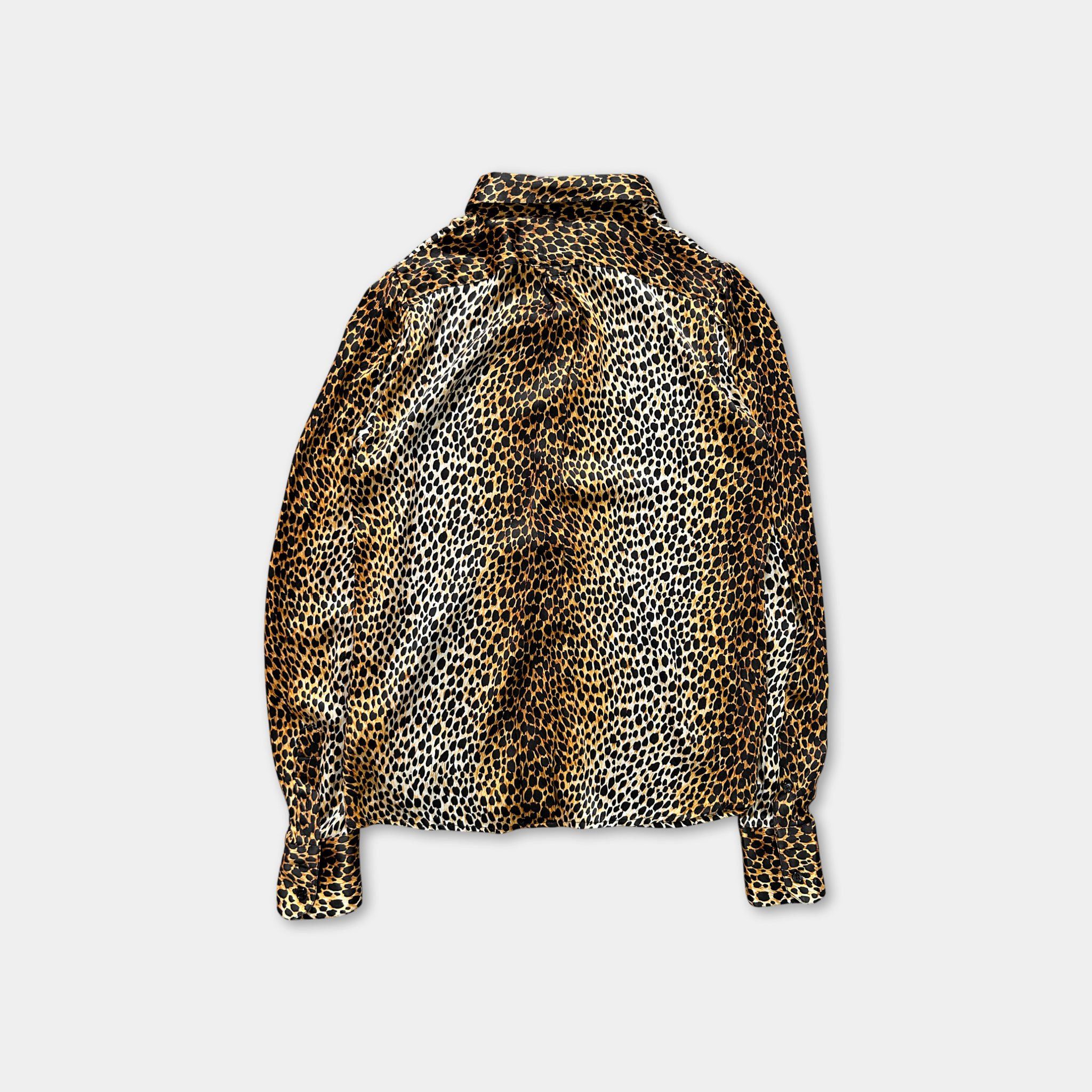 Dolce & Gabbana Dolce & Gabbana Leopard Cheetah Print Shirt Size US M / EU 48-50 / 2 - 5 Thumbnail