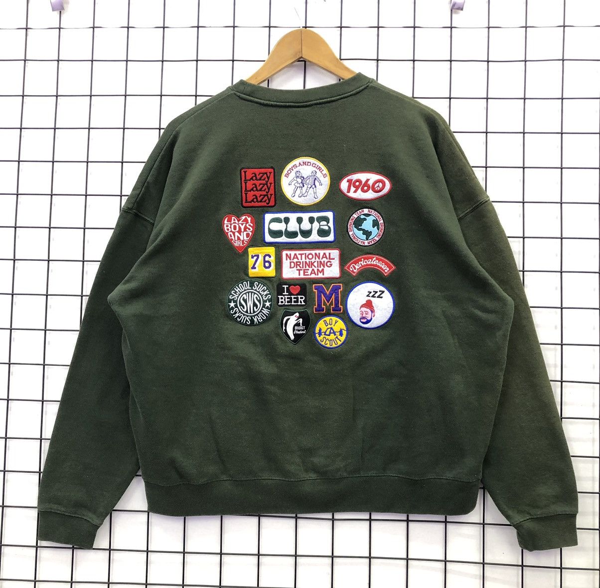Japanese Brand Freak Store Patches Design Backhitt Sweatshirt Size US S / EU 44-46 / 1 - 3 Thumbnail