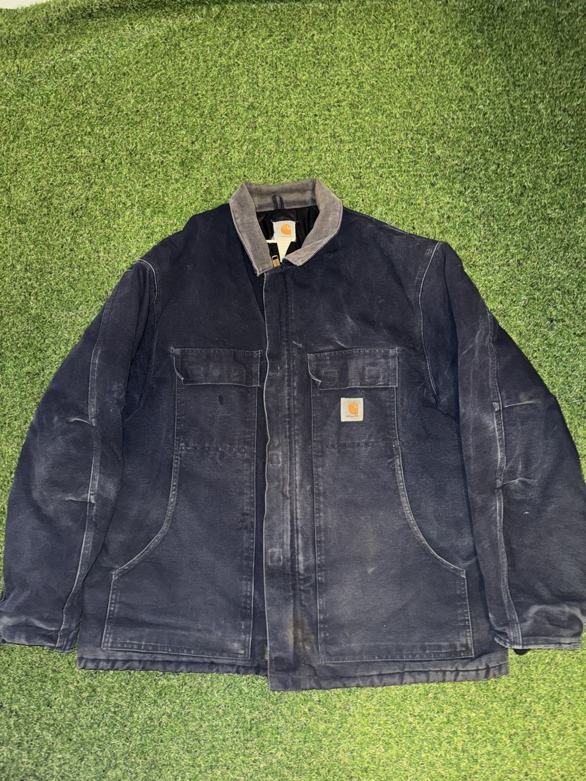 Vintage carhartt detroit jacket size XXL