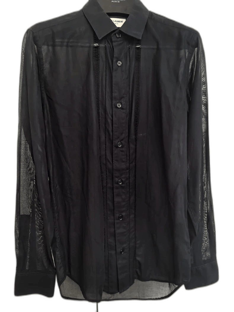 Yves Saint Laurent Saint Laurent 13FW Organza Long Sleeve Shirt Size US S / EU 44-46 / 1 - 1 Thumbnail