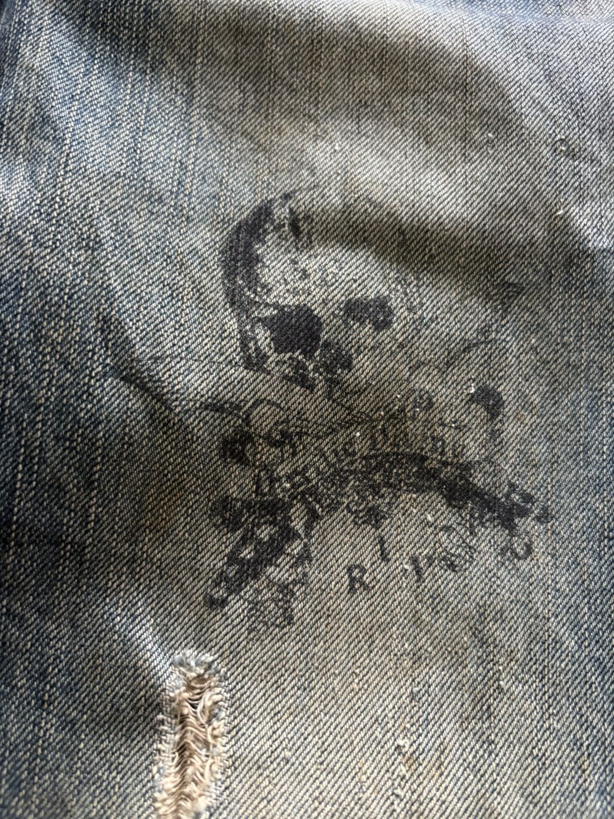 Edwin edwin distressed japanese denim studded skull punk sashiko Size US 28 / EU 44 - 12 Thumbnail