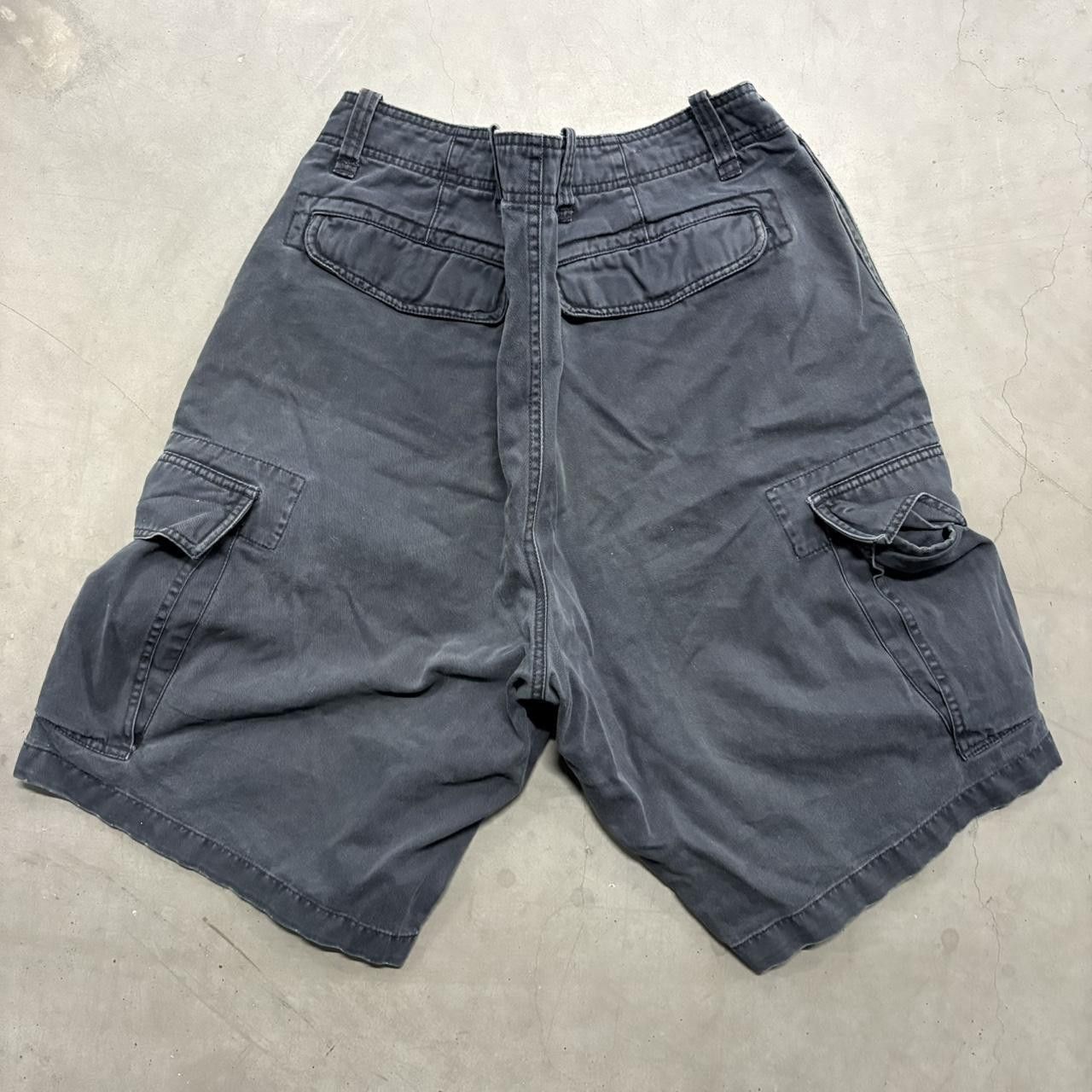 Old Navy Crazy Vintage Y2K/2000s Navy Blue Skater Style Streetwear Old Navy Cargo Shorts! Size US 38 / EU 54 - 2 Thumbnail