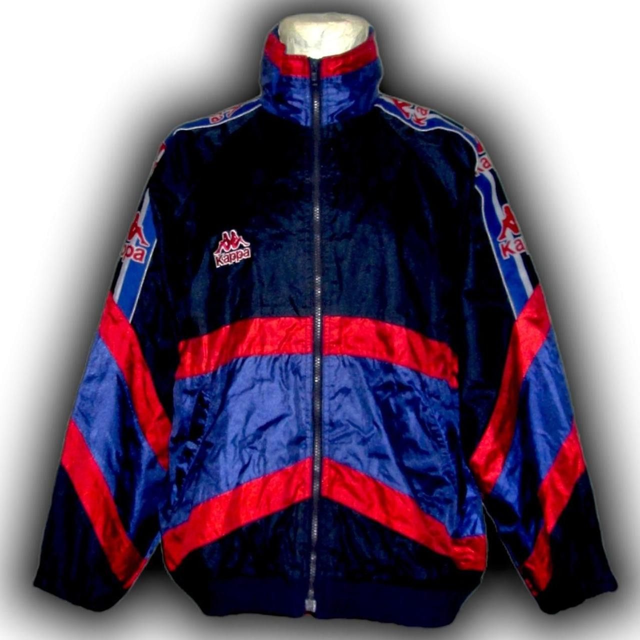 Kappa Fc Barcelona Spain 1995 1996 1997 Camiseta Jacket Jersey Size US L / EU 52-54 / 3 - 1 Thumbnail