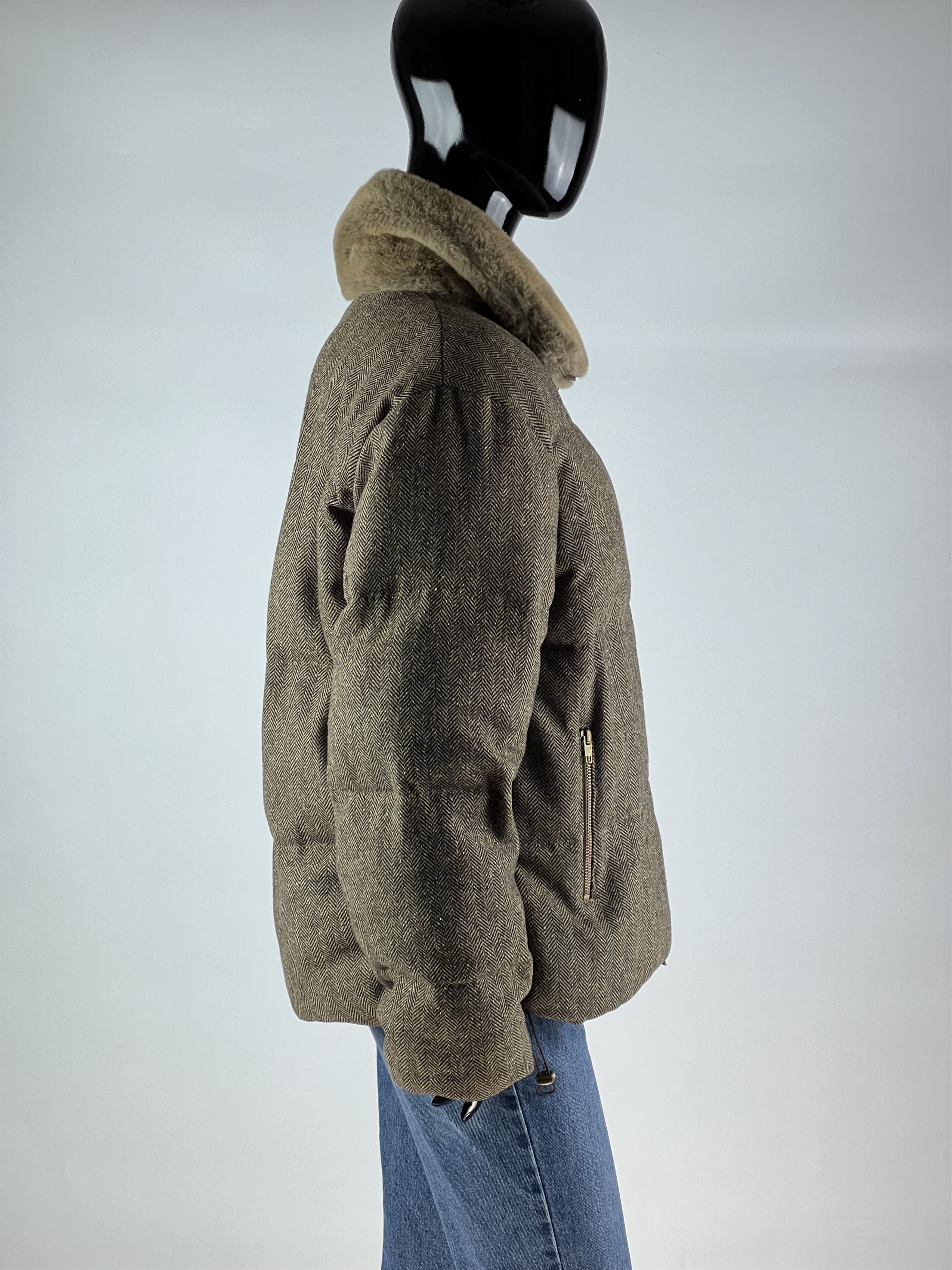 Les Copains × Vintage Rare Vintage Les Copains Jeans Women's Winter Jacket IT42 Size M / US 6-8 / IT 42-44 - 2 Thumbnail