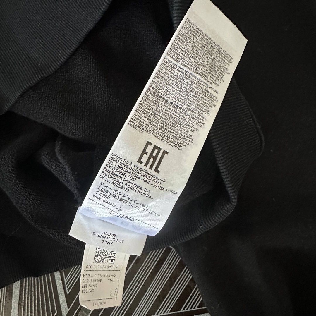 Diesel Diesel CD Print Hoodie Size US M / EU 48-50 / 2 - 4 Thumbnail