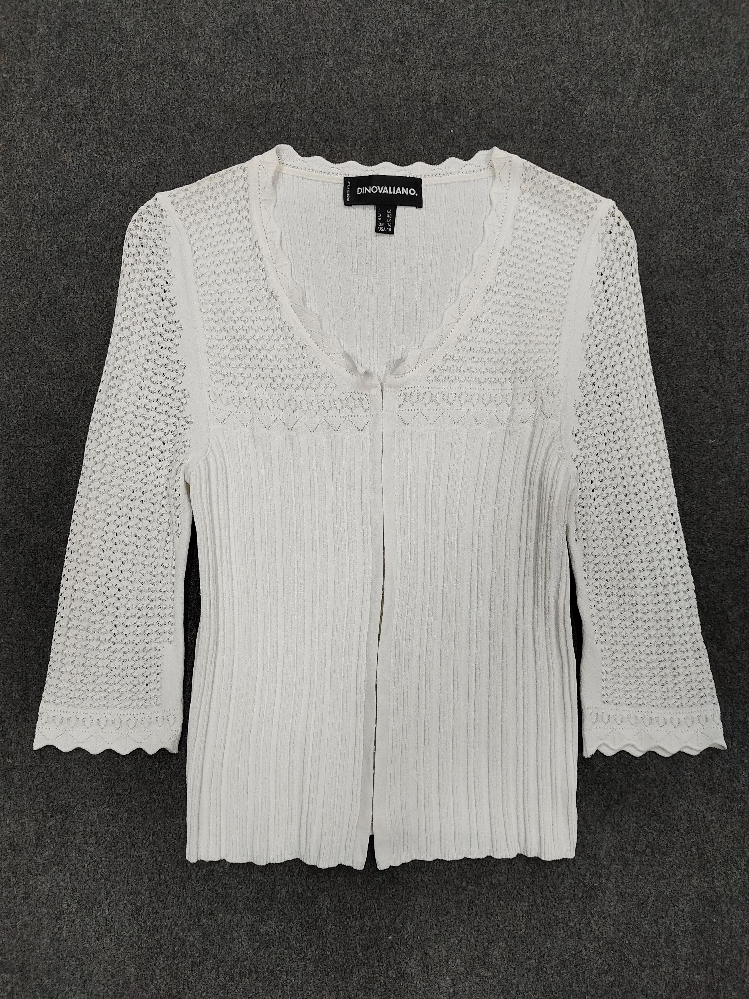 Vintage 🇮🇹 Dinovaliano 🇮🇹 Marly's Mesh Knitted Size M / US 6-8 / IT 42-44 - 4 Thumbnail